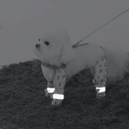 Pet Strolling Going Out Dust-proof Four Legged Pants Dog Boot Waterproof Leggings Dog Jumpsuit Shoes