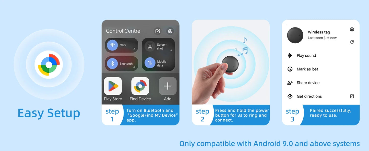 Smart-Tag Mini – Bluetooth Anti-Lost Locator & Key Finder