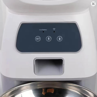 Smart-Swirl 3.5L – WiFi Feeder with Voice Dictation & Slow-Feed Tech