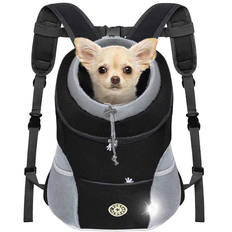 Aero-Vista Front-Folded Travel Backpack – Secure Mesh Carrier