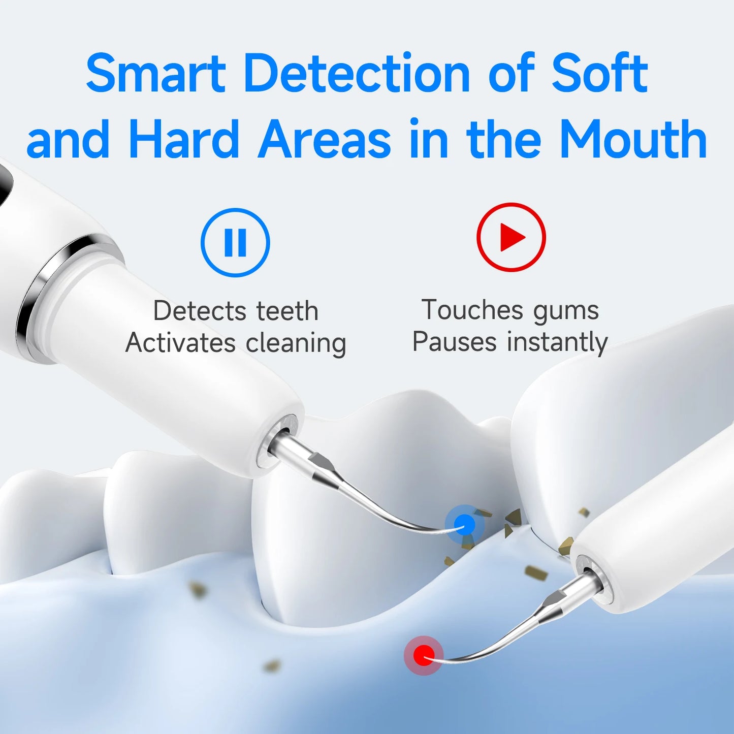 Curvy Moon T6 – Ultrasonic High-Frequency Plaque & Tartar Remover