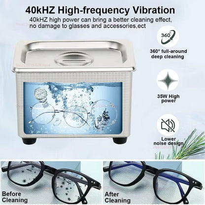 Glasses Jewelry Watch Denture Cleaner Machine