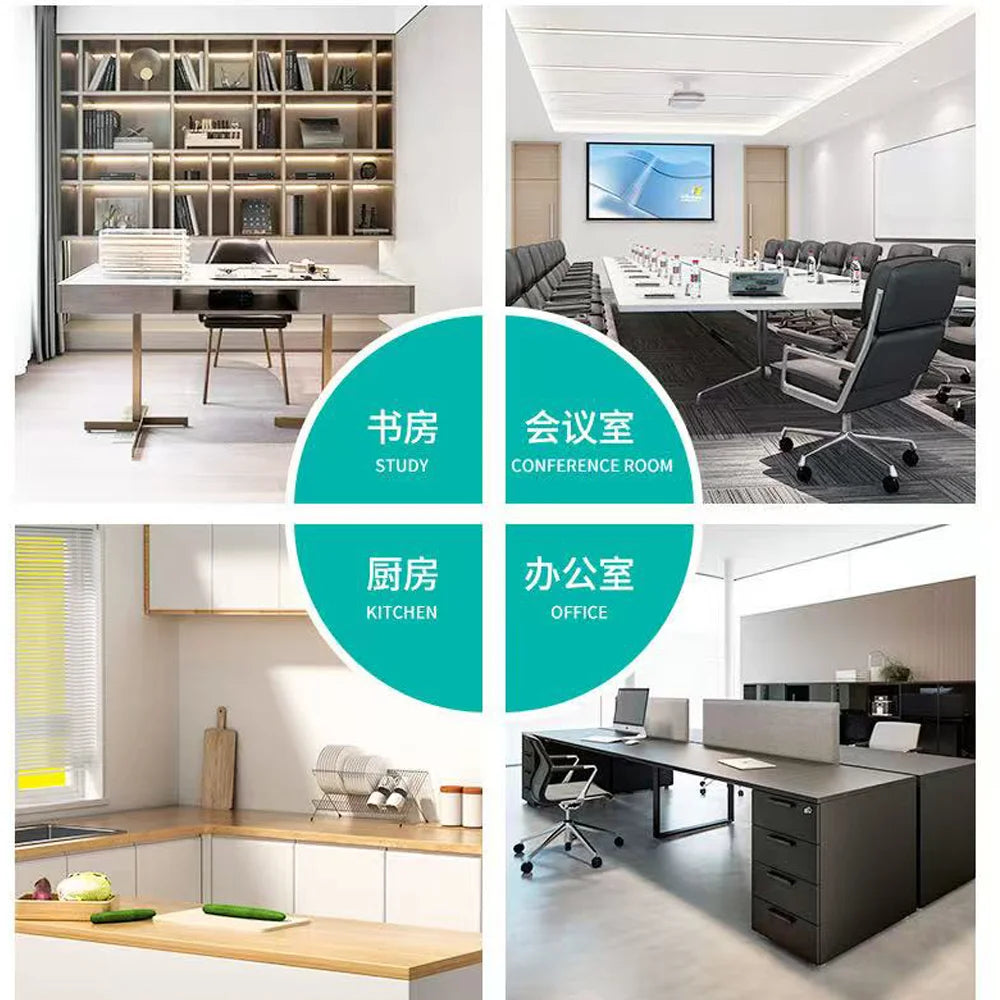 Pneumatic lifting socket embedded desktop multifunctional hidden office desk