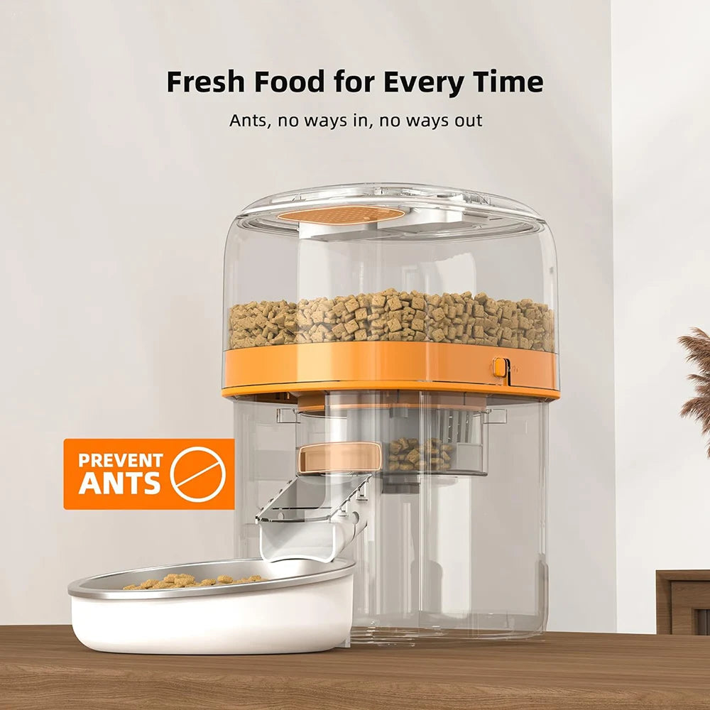 Vision-Feed 2L – Smart WiFi Camera Feeder with Stainless Steel Bowl