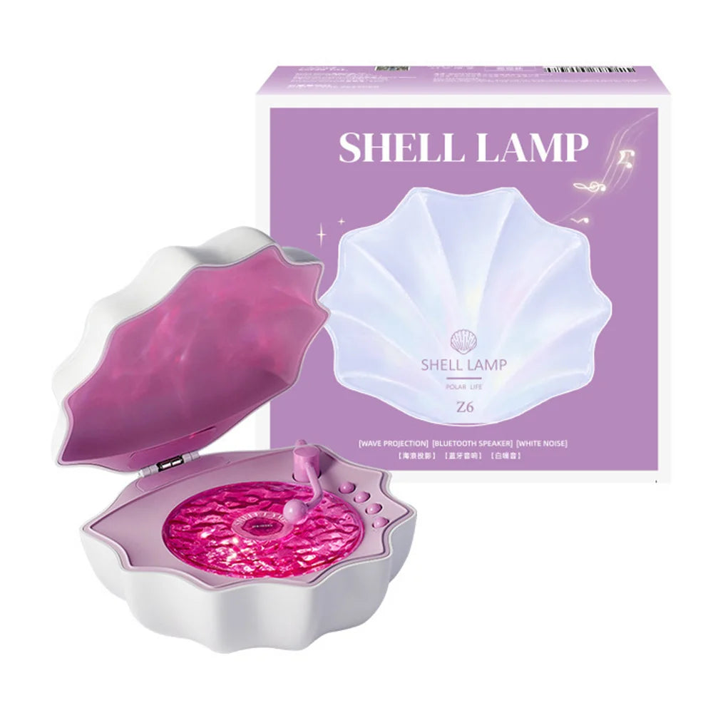 Home Theater Bluetooth Speaker With White Noise Sleep Aid Function Colorful Projection Light Wireless