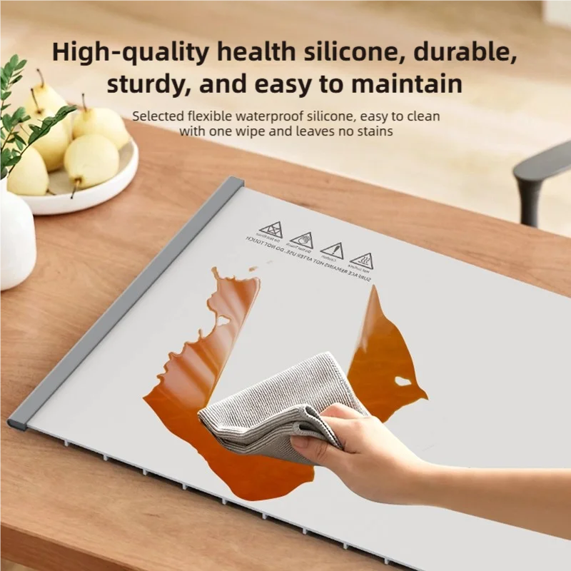 Food silicone heating pad, electric heating tray, foldable and flexible food warmer