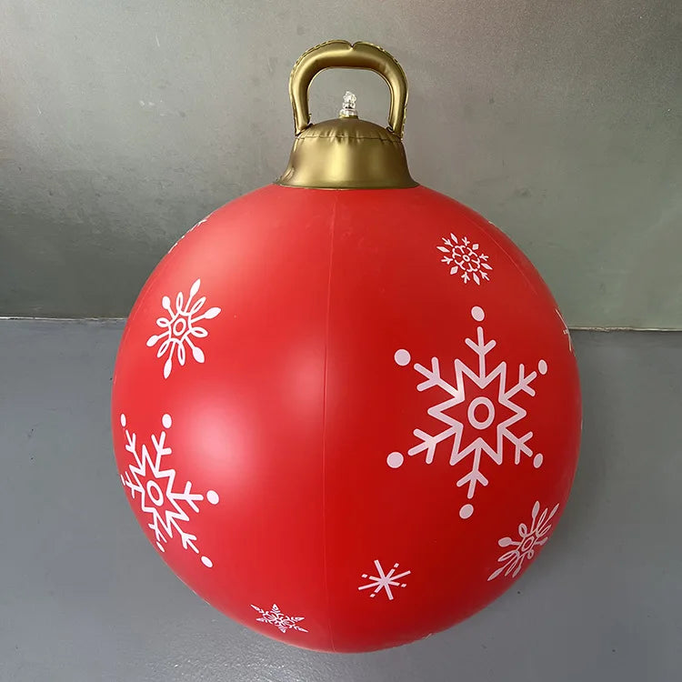 60cm Outdoor Christmas Inflatable Decorated Ball PVC Giant Big Large Balls