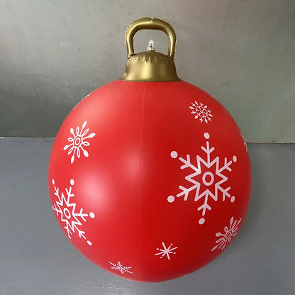 60cm Outdoor Christmas Inflatable Decorated Ball PVC Giant Big Large Balls