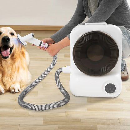 2-in-1 Grooming Pro – 450W Multi-Functional Vacuum & Dryer System