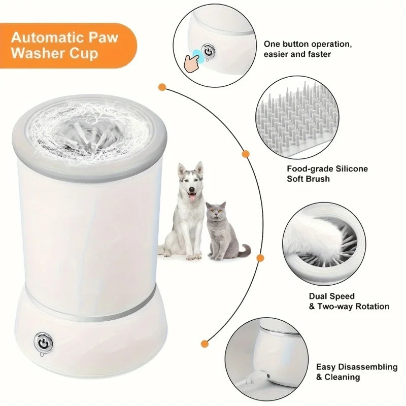 Pet Feet Washer Electrical Pet Paw Cleaner Automatic