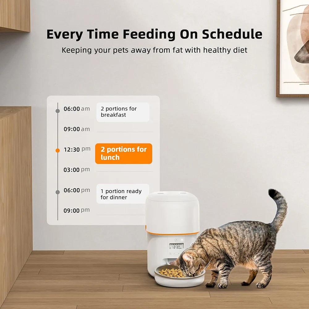 Vision-Feed 2L – Smart WiFi Camera Feeder with Stainless Steel Bowl