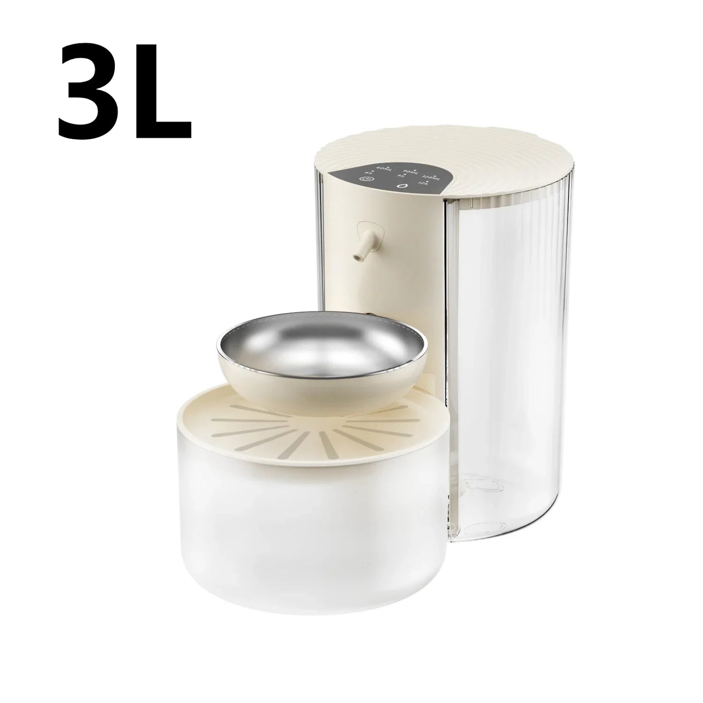 Pure-Flow 3L – Smart Filtration Fountain with Waste Separation