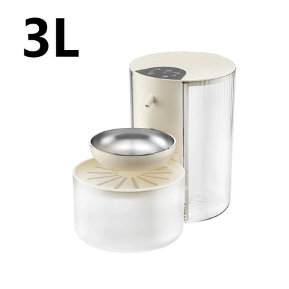 Pure-Flow 3L – Smart Filtration Fountain with Waste Separation