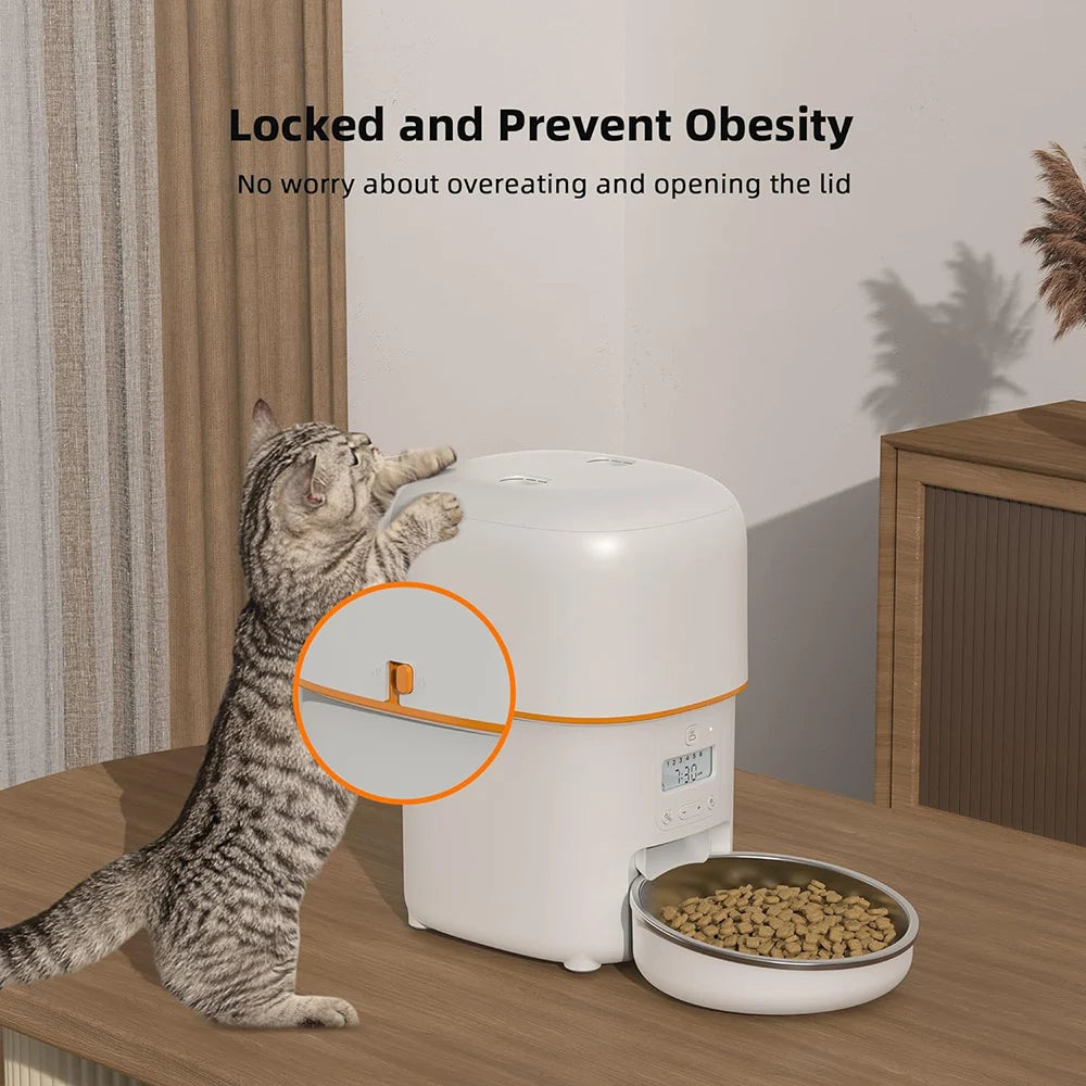 Vision-Feed 2L – Smart WiFi Camera Feeder with Stainless Steel Bowl
