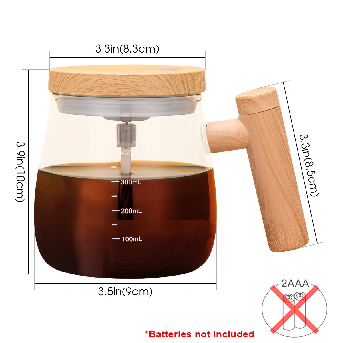 Self Stirring Coffee Cup Electric Stirring Mug 400ml