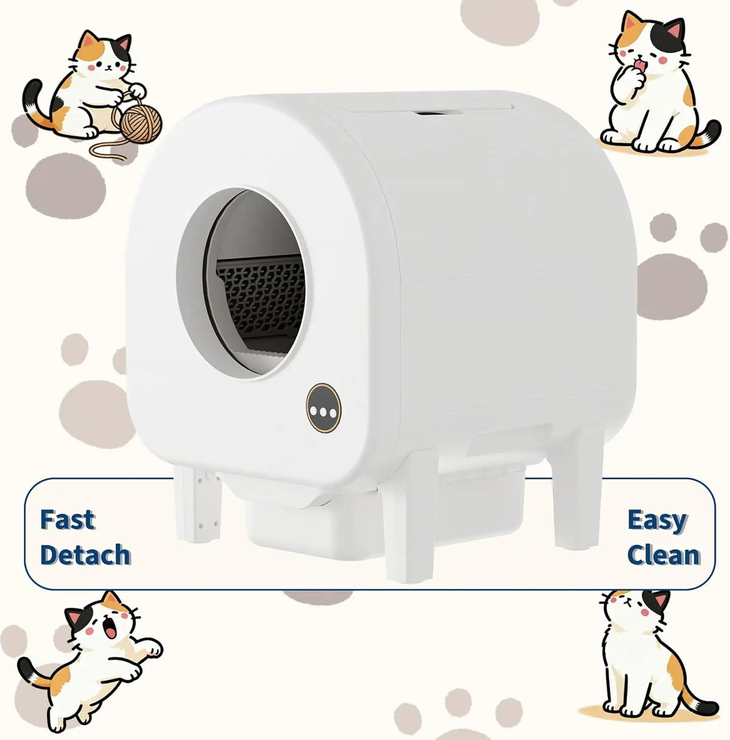 Smart Self-Cleaning Automatic Cat Litter Box