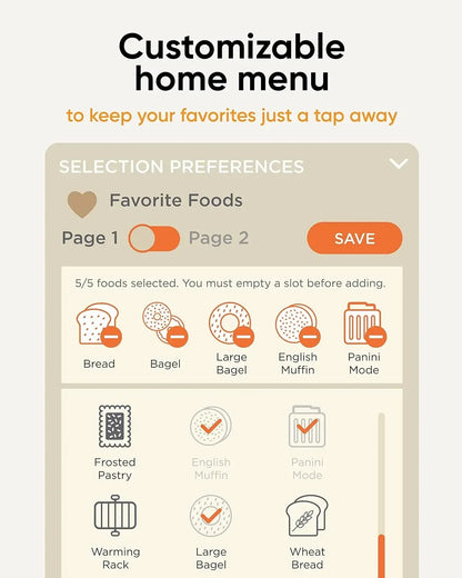 High-Speed Touchscreen Toaster, 2-Slice