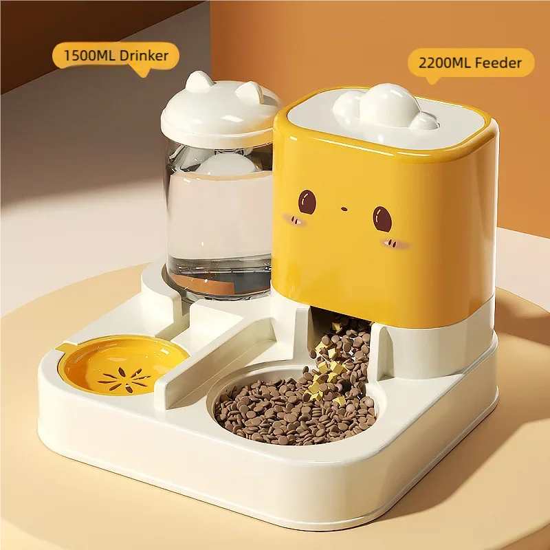 Gravity-Flow 2-in-1 – Automatic Food & Water Station