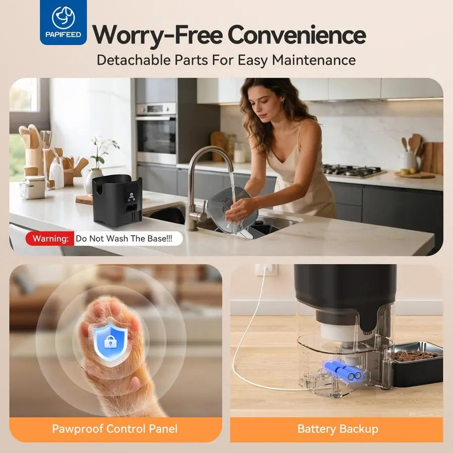 Smart-Feed 6L – Large Capacity WiFi Feeder with Anti-Clog Technology