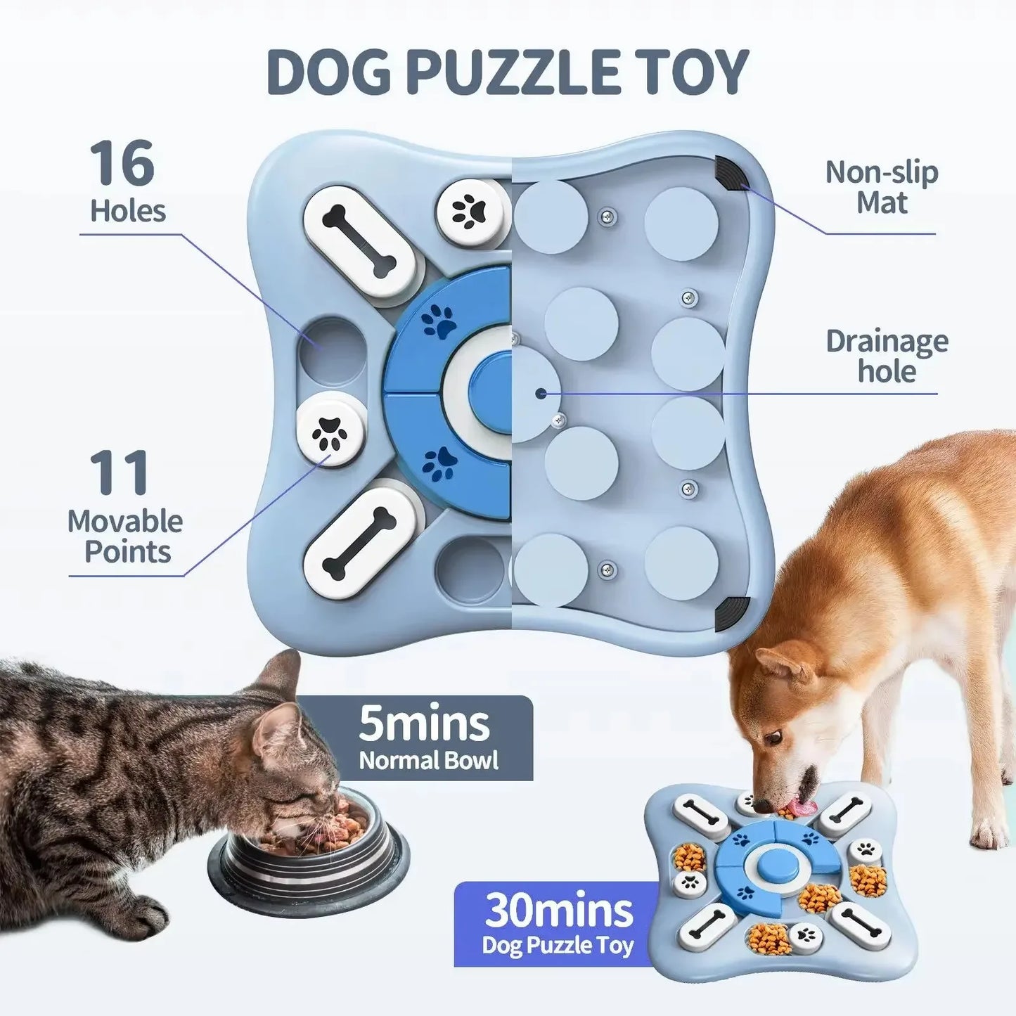 IQ-Master Multi-Level Puzzle – Interactive Slow Feeder & Enrichment Toy