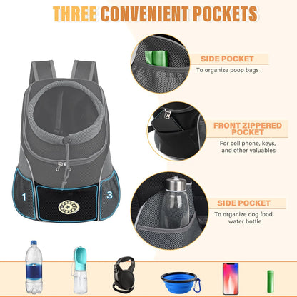 Aero-Vista Front-Folded Travel Backpack – Secure Mesh Carrier