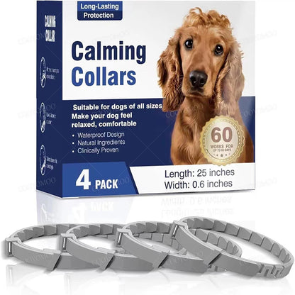 Calm-Core Pheromone Collars – 3/4 Piece Anxiety Relief Multi-Pack