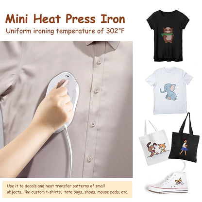 Portable Mini Electric Iron Dual