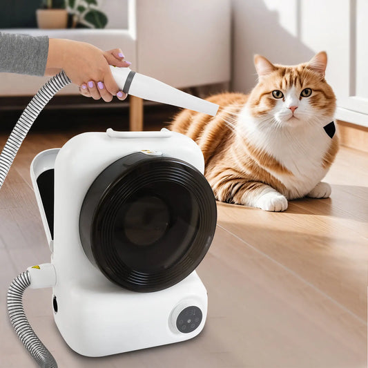 2-in-1 Grooming Pro – 450W Multi-Functional Vacuum & Dryer System