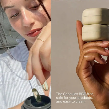 3Pcs Empty Sample Jars travel Containers