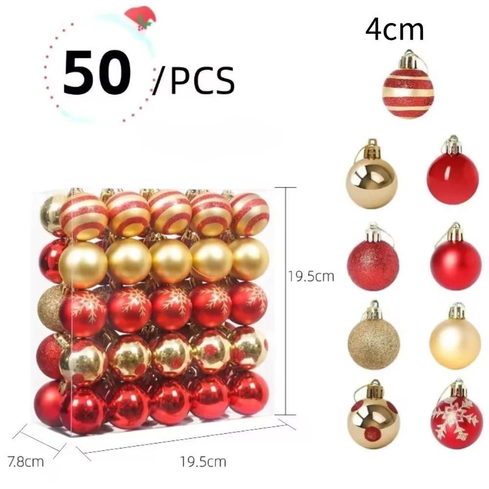 50Pcs Christmas Tree Balls