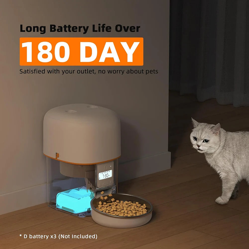 Vision-Feed 2L – Smart WiFi Camera Feeder with Stainless Steel Bowl
