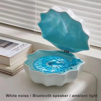 Home Theater Bluetooth Speaker With White Noise Sleep Aid Function Colorful Projection Light Wireless