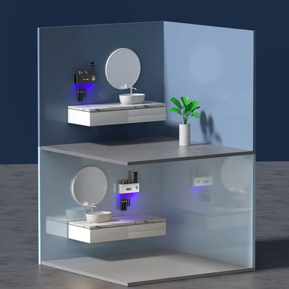 Toothbrush Organizer with 2 cups