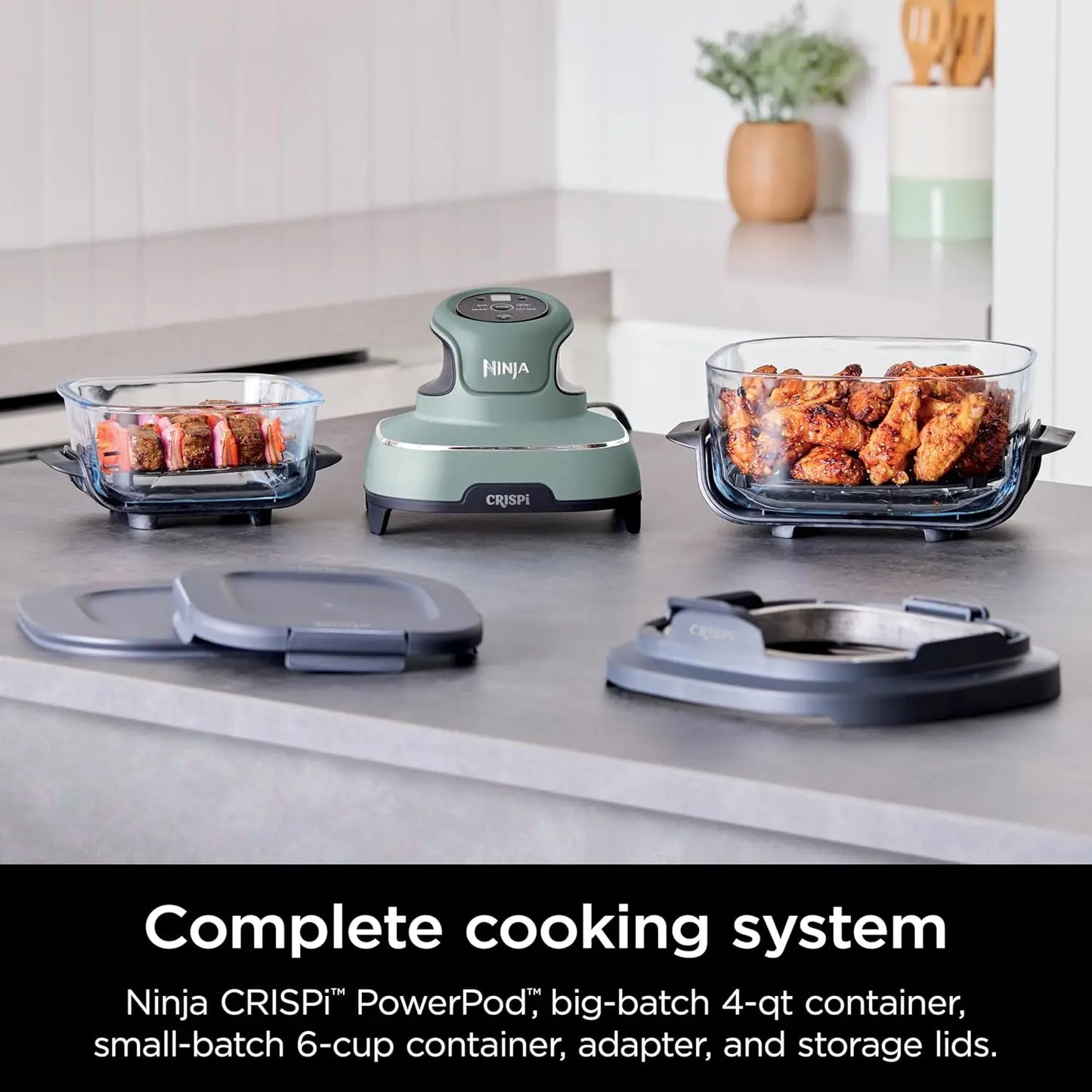 Ninja Crispi Air Fryer, Microwave, Freezer & Dishwasher Safe