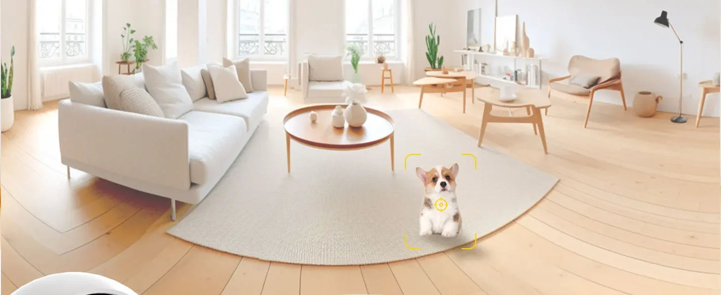 Smart-Sight 2K WiFi Camera – 360° Surveillance & Night Vision Monitor