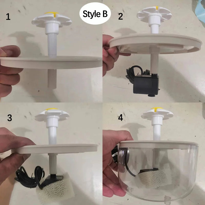 Zen-Sip 1L – Compact USB Mute Water Fountain
