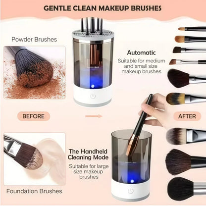 USB Electric Makeup Brush Cleaner Portable 3 In 1 Makeup Brushes Cleaner