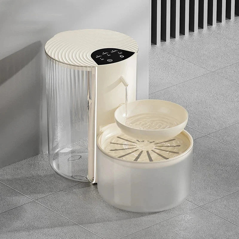 Pure-Flow 3L – Smart Filtration Fountain with Waste Separation