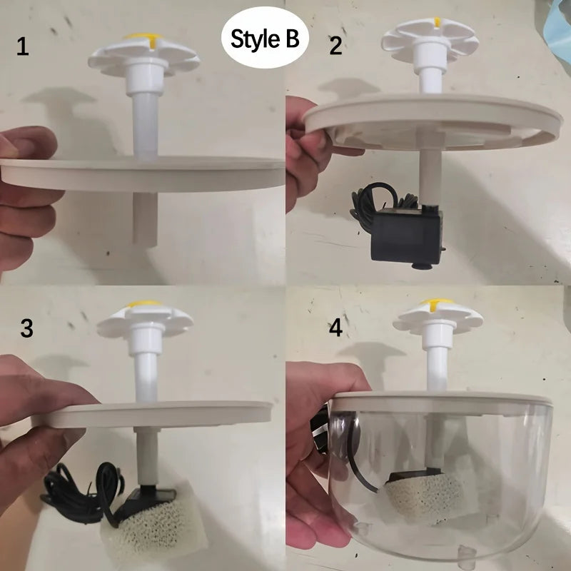 Zen-Sip 1L – Compact USB Mute Water Fountain