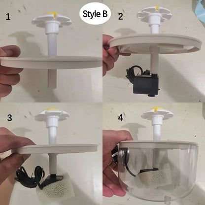Zen-Sip 1L – Compact USB Mute Water Fountain