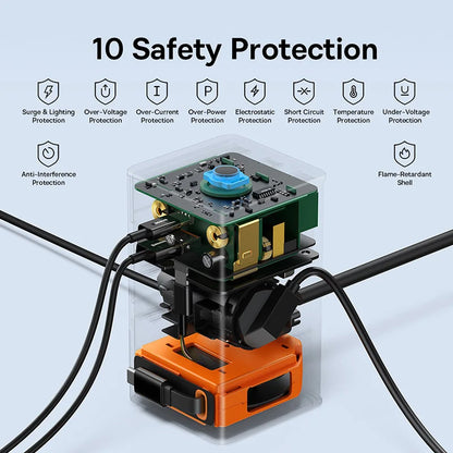 Charger Desktop Charger Power Strip Retractable