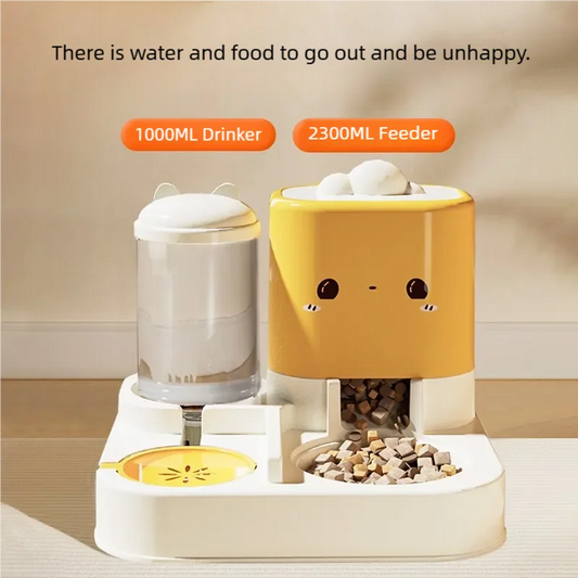 Gravity-Flow 2-in-1 – Automatic Food & Water Station