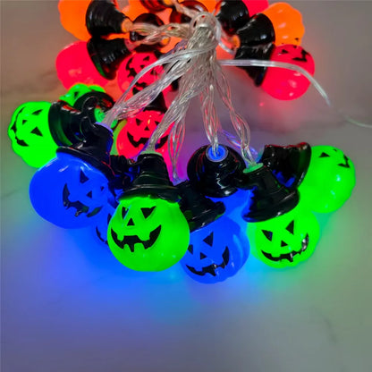 Pumpkin String Lights For Easter, Halloween, Christmas Room Decor RGB String Lights Indoor Lamps Outdoor Decor Lights