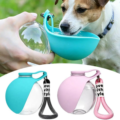 2-in-1 Portable Foldable Dog Water Bottle