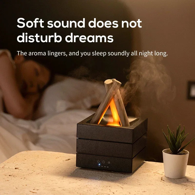 Flame Aroma Diffuser USB Air Humidifier