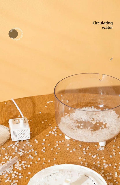 Zen-Sip 1L – Compact USB Mute Water Fountain