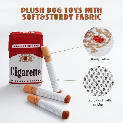 Interactive Plush Dog Chew Toy