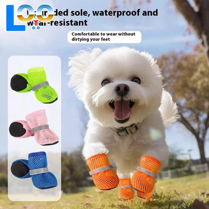 Aero-Grip Boots – 4pc Non-Slip Breathable Protective Footwear