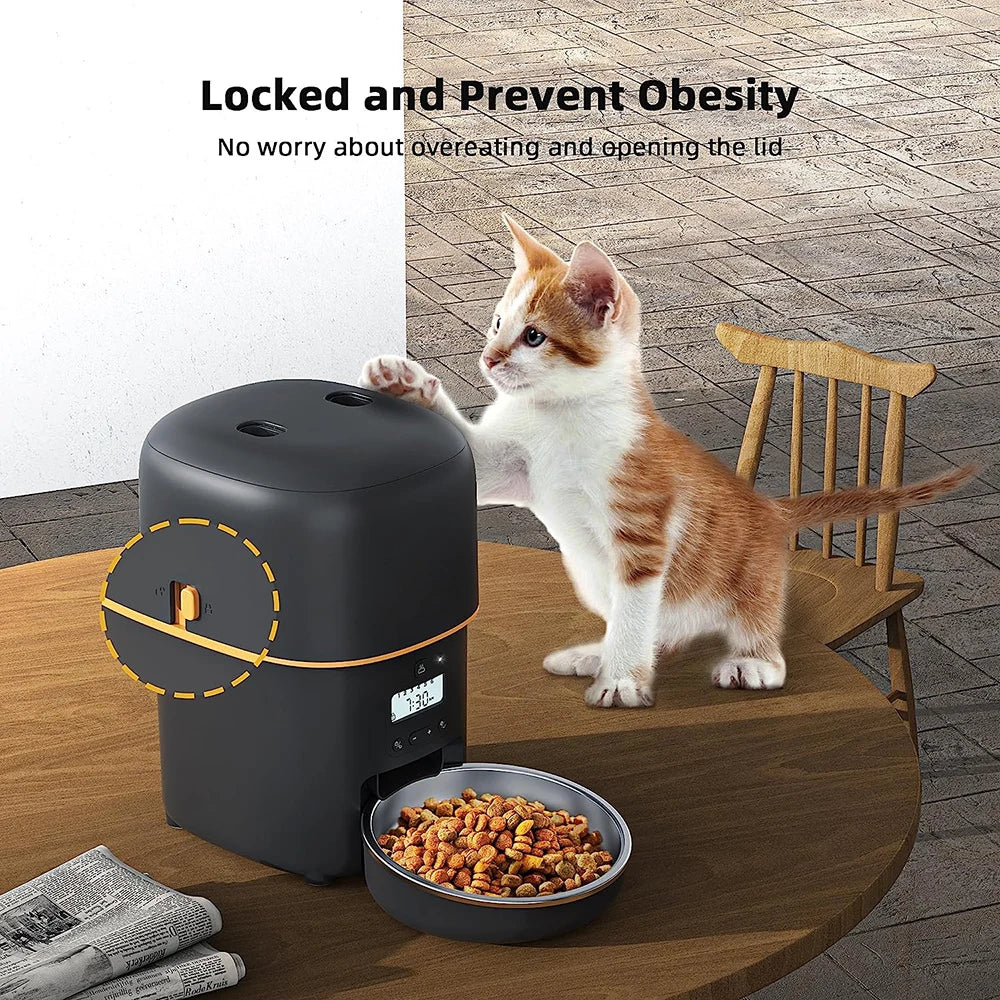 Vision-Feed 2L – Smart WiFi Camera Feeder with Stainless Steel Bowl