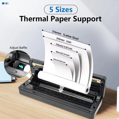 Wireless Portable Bluetooth Thermal Printer